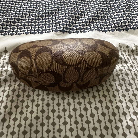 Coach Gold and Black Women’s Aviator Sunglasses - Picture 9 of 9